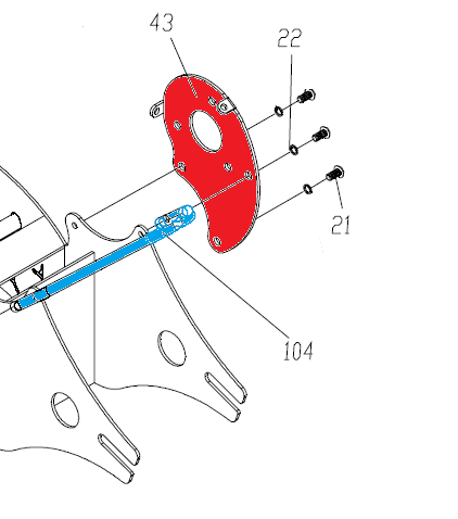 (image for) Motor Mount Bracket Plate 31128